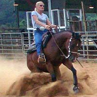 Wendy riding Louie - Clemson